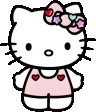 HelloKittyHeartEyes emote