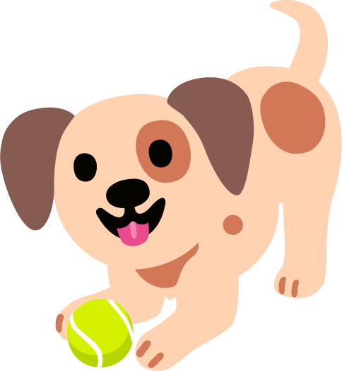 Happydogplaying static emote