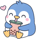 CutePenguin_LoveHeart emote