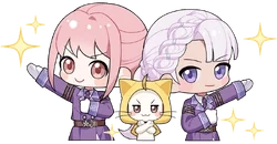 NikkiMomoHiyaTeamwork emote