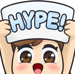 BrunetteGirlHYPE emote