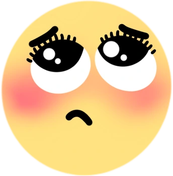 blushing emote