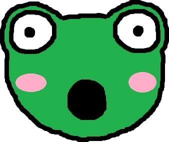 ShockedFrog emote