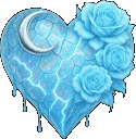 Lightblueheartgif emote