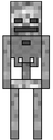Minecraft_Skeleton_pixel_art emoji
