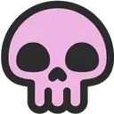 pinkskull emote