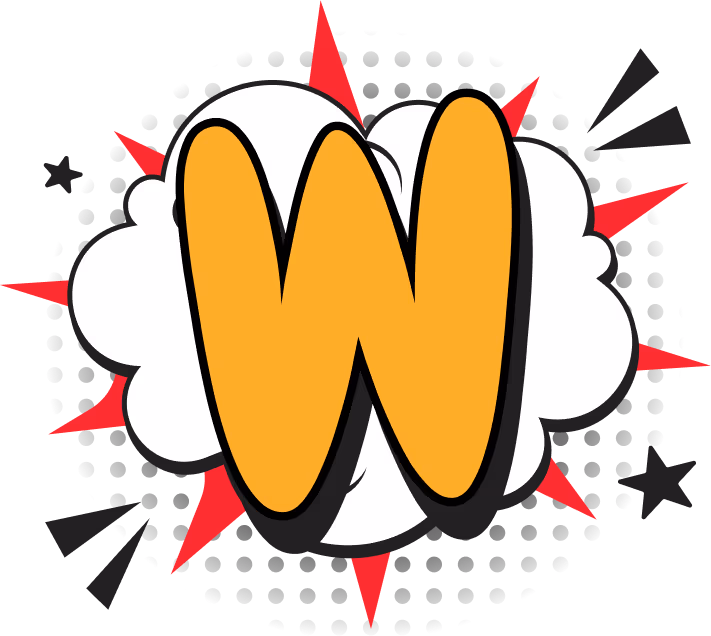 W sticker