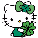 CloverHelloKitty emote
