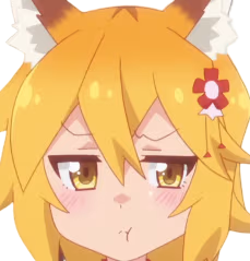 Senko_Pout emote