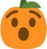 Shockedpumpkin emote