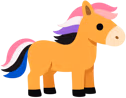 genderfluidpridehorse emote