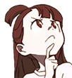 AkkoThink emote