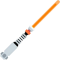 orangelightsaber emote