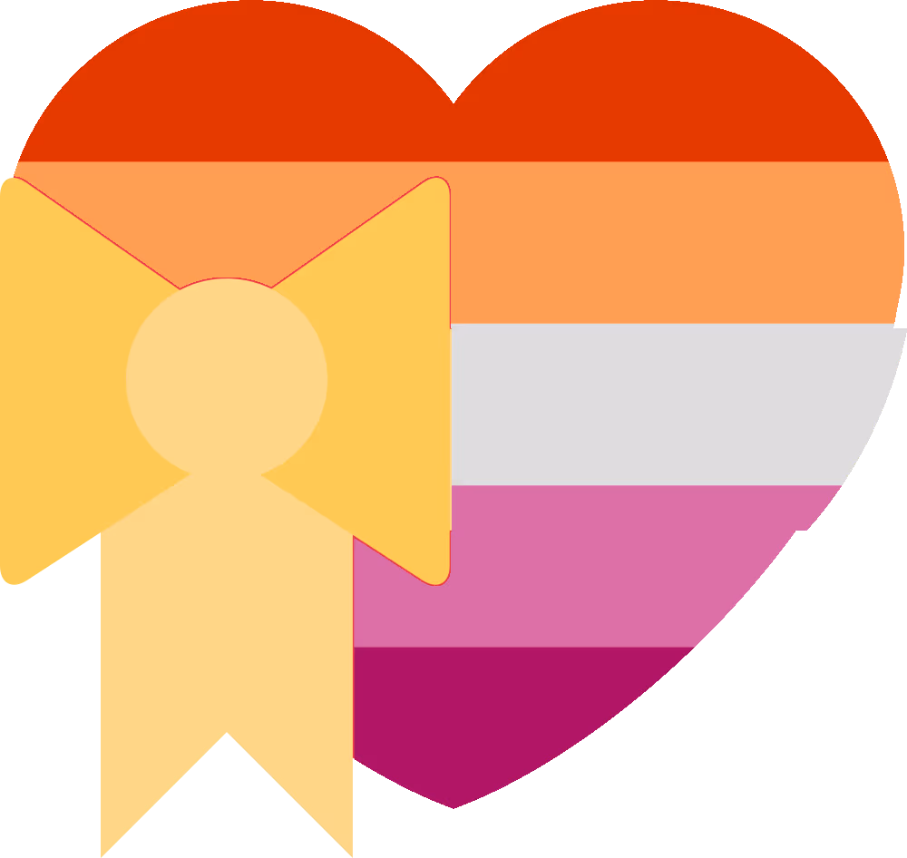 lesbian_heart_with_bow emote