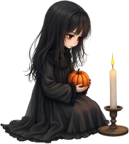 Darkhairedgothicgirlsitting emote