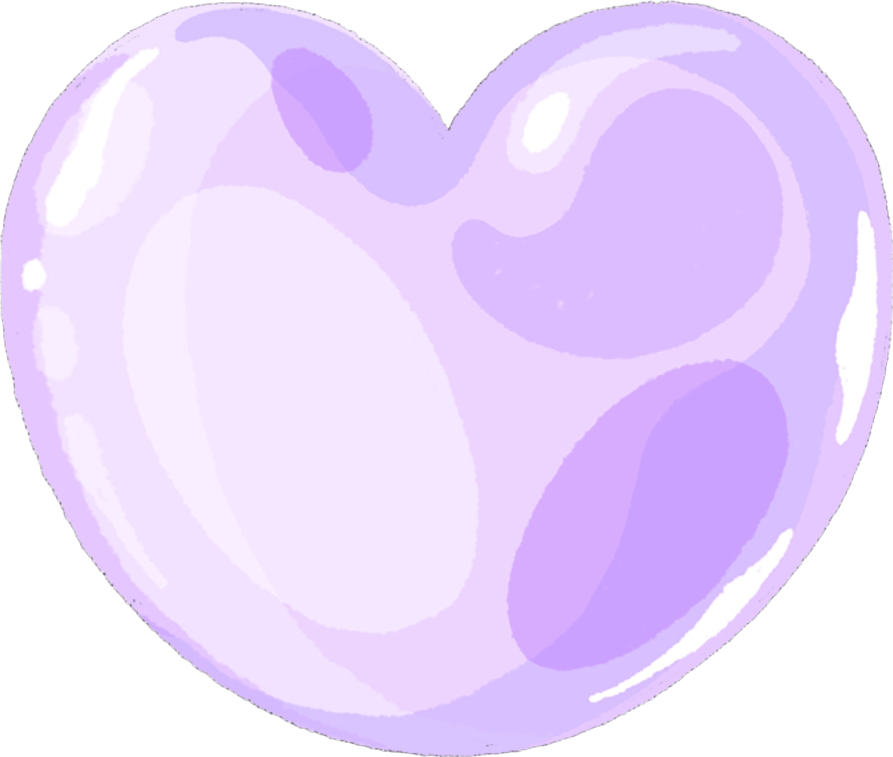BalloonHeartPurple static emote