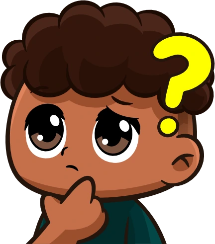CurlyBLKConfused emote