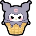 kuromi_cupcake emoji