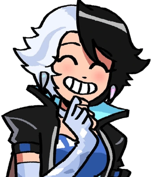 LunaSnowLaugh emote