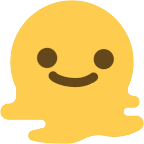DerpyMeltingSmile emoji