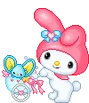 MyMelodyWheelBarrow emote