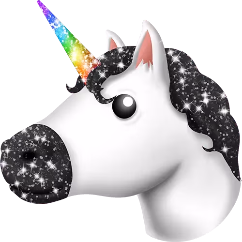 Black_Sparkle_Unicorn emote