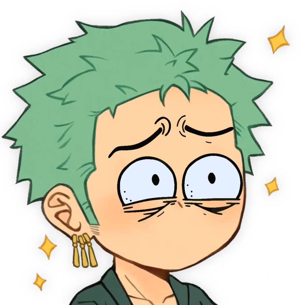 Zoro_Scared emote