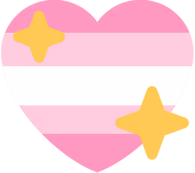 female_shiny_heart_flag emote