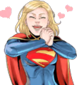 SupergirlHeart emote