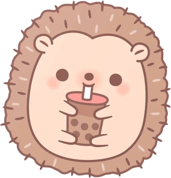 HedgehogDrink emote