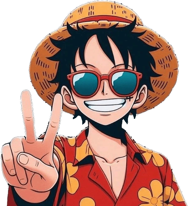 Luffy_PeaceSign emote