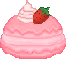 StrawberryMacaroon emote