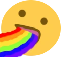 RainbowBarf emote
