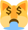 drooling_money_cat emote