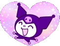 KuromiHeart emote