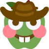 CowboyAppleFlushed emote