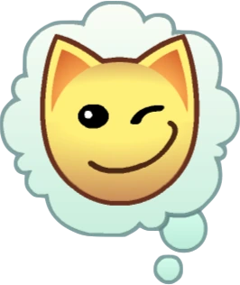 Animal_Jam_Thought_Wink emote
