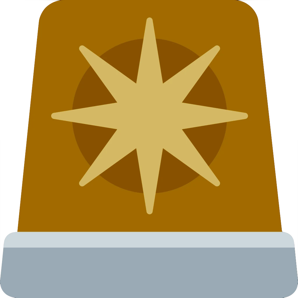 brown_siren emoji