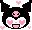 kuromi_heart_eyes emote