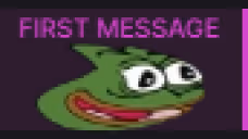 FirstMessage emote