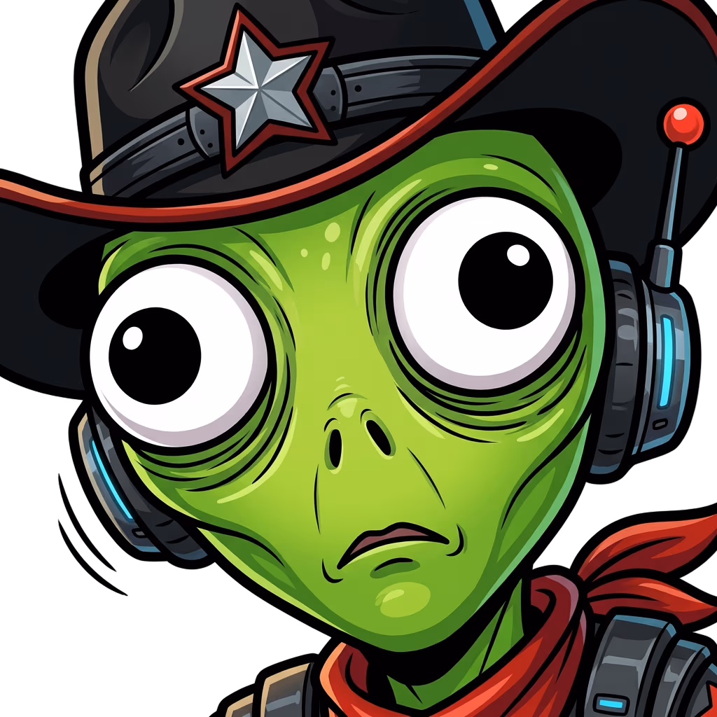 cowboy_alien_wide_eyed_stare emote