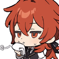Chibi_Diluc_Sweat emote
