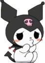 Kuromi_CutePout emote