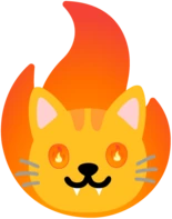 Firecat emote
