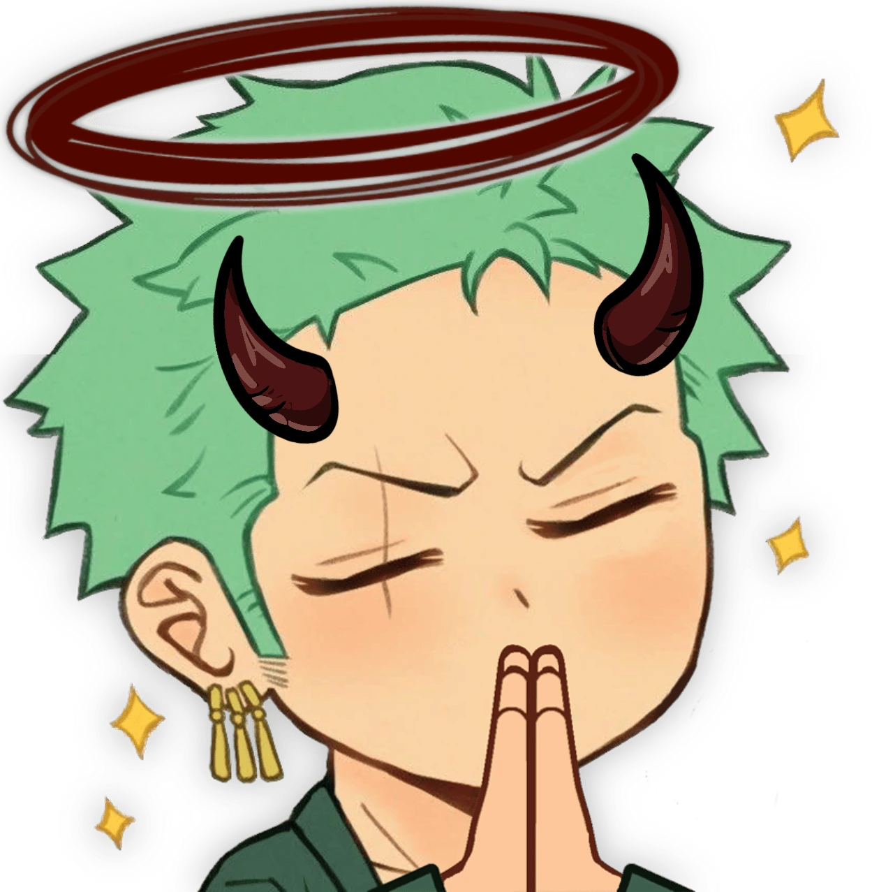Zoro_PrayRedHalo emote
