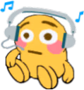 FlushedSitVibing emote