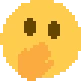 b_face_with_hand_over_mouth_eyes emote