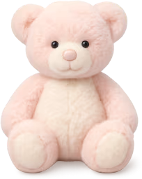Lightpinkwhiteteddybear emote