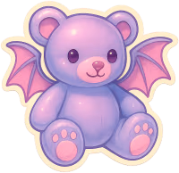 Purpleteddybearangel emote