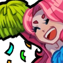 NPCPartyGirlCheer emote